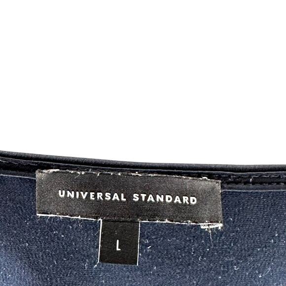 UNIVERSAL STANDARD Navy Blue Taza Trapeze Dress Size Large US 22-24 - Picture 7 of 11
